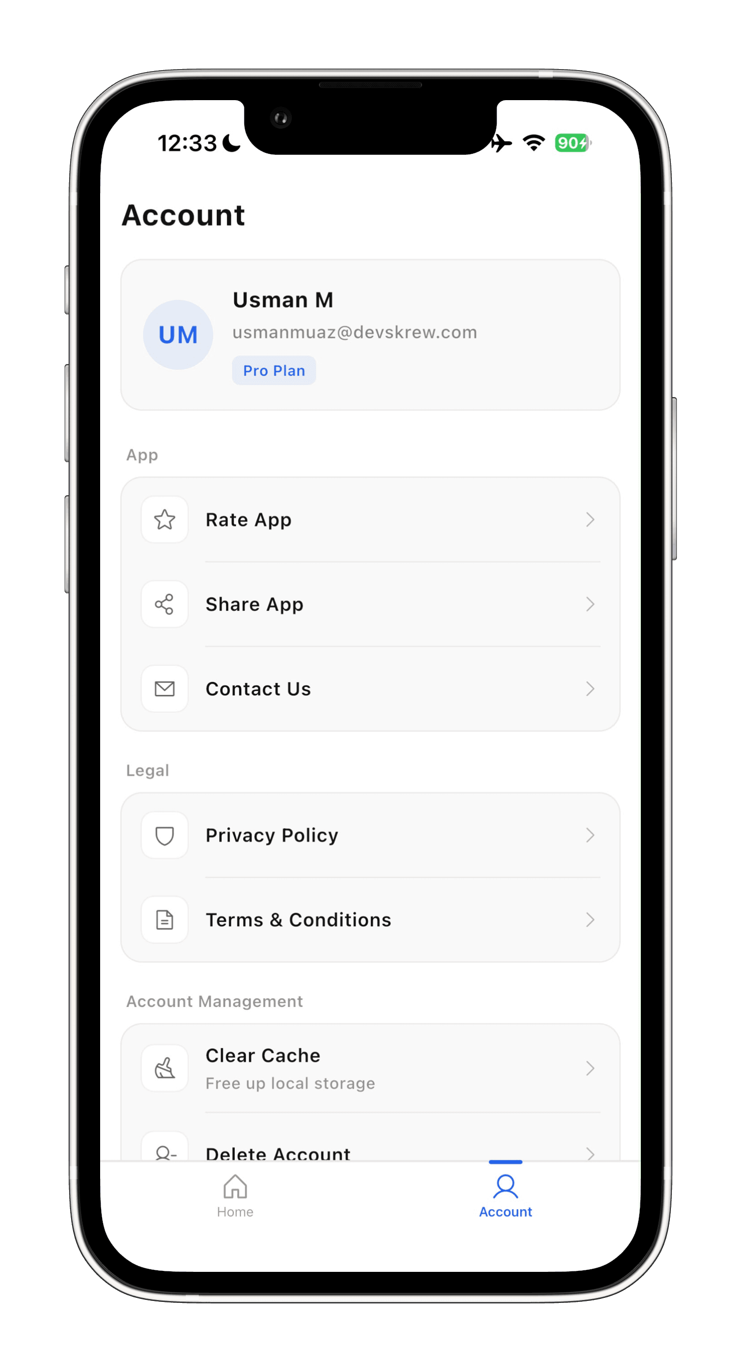 Leadea search history and lead management